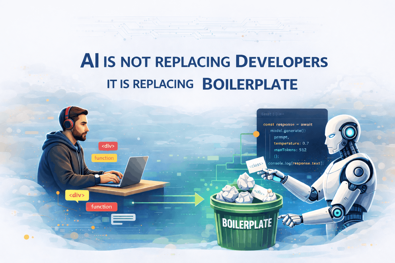 AI Is Not Replacing Developers It Is Replacing Boilerplate